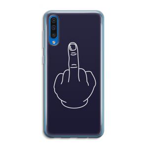 F**k U: Samsung Galaxy A50 Transparant Hoesje