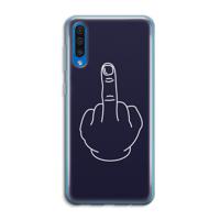 F**k U: Samsung Galaxy A50 Transparant Hoesje - thumbnail
