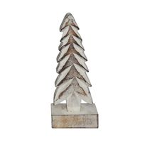 Kerstboom van Mangohout (20 x 8 cm)