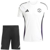 adidas Manchester United Trainingsset 2025-2026 Wit Zwart Paars