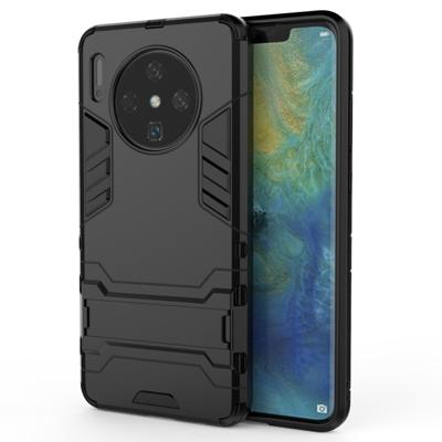 Voor Huawei mate 30 PC + TPU schokbestendige beschermhoes met houder (zwart)