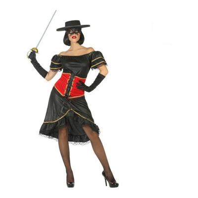 Kostuums voor Volwassenen Zwart Superheld (1 Stuks) - Maat: XL - Maat: XL