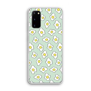 Spiegeleitjes: Samsung Galaxy S20 Transparant Hoesje
