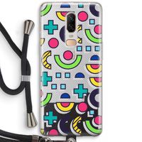 8-bit N°6: OnePlus 6 Transparant Hoesje met koord