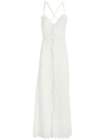 Giambattista Valli corded-lace sleeveless maxi dress - Blanc - thumbnail