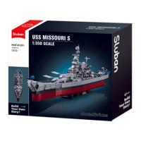 Sluban Modelbricks slagschip uss missouri 1:350 (m38-b1291)