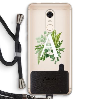 Green Brush: Xiaomi Redmi 5 Transparant Hoesje met koord