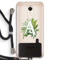 Green Brush: Xiaomi Redmi 5 Transparant Hoesje met koord