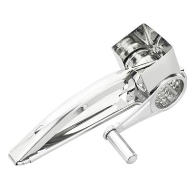 Kaas rasp Rotory container roestvrijstalen hand crank roterende Shredder met vlokken