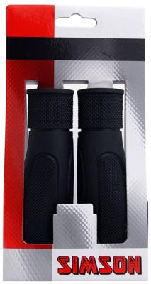 Simson handvatten wing - ergonomische peddelvorm, optimale drukverdeling, zwart