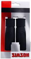 Simson handvatten wing - ergonomische peddelvorm, optimale drukverdeling, zwart