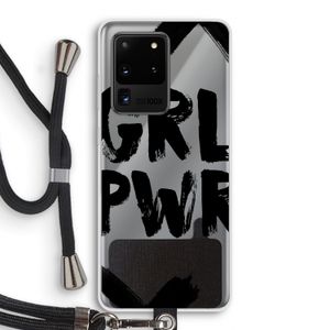 Girl Power #2: Samsung Galaxy S20 Ultra Transparant Hoesje met koord