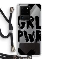 Girl Power #2: Samsung Galaxy S20 Ultra Transparant Hoesje met koord