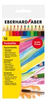 Eberhard Faber ef-516012 aquarelpotlood kartonetui à 12 stuks met penseel