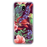 Papegaaien: Samsung Galaxy J3 (2017) Transparant Hoesje Papegaaien: Samsung Galaxy J3 (2017) Transparant Hoesje