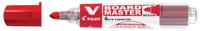 Pilot V-Board Master whiteboardmarker, ronde punt, 2,3 mm, rood