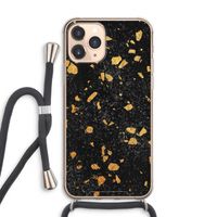 Terrazzo N°7: iPhone 11 Pro Max Transparant Hoesje met koord