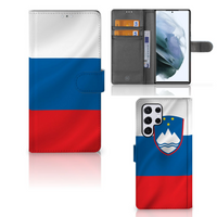Samsung Galaxy S22 Ultra Bookstyle Case Slovenië - thumbnail