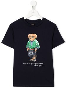 POLO RALPH LAUREN KIDS t-shirt Polo Bear à imprimé - Bleu