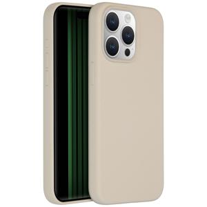 Accezz Liquid Silicone Backcover met MagSafe iPhone 15 Pro Max Telefoonhoesje Grijs