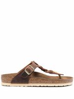 Birkenstock sandales à détails tressés - Marron