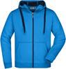 James & Nicholson JN355 Men´s Doubleface Jacket - Azur/Navy - XL