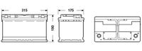 Exide EK820 voertuigaccu AGM (Absorbed Glass Mat) 82 Ah 12 V 800 A Auto - thumbnail