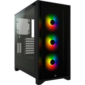 iCUE 4000X RGB Tempered Glass Tower behuizing
