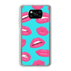 Bite my lip: Xiaomi Poco X3 NFC Transparant Hoesje