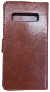 Galaxy S10 hoesje bruin