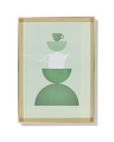 HEMA Fotolijst 15x20cm Goud Hout Facetrand Goud (goud)