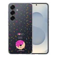 TPU Hoesje Samsung Galaxy S25 - Hoesje Donut Roze Backcover