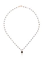Gigi Clozeau collier en or rose 18ct et dimanats - Noir
