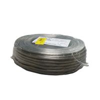 Tweelingsnoer transparant zilver 2x0,75