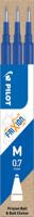 3 Vullingen voor Pilot FriXion Ball & Clicker blauw M 0,7 mm