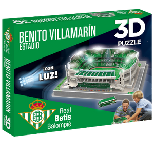 Real Betis Benito Villamarin Stadion - 3D Puzzel (LED Editie)