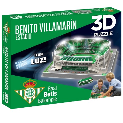 Real Betis Benito Villamarin Stadion - 3D Puzzel (LED Editie)