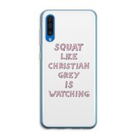 Christian Grey: Samsung Galaxy A50 Transparant Hoesje