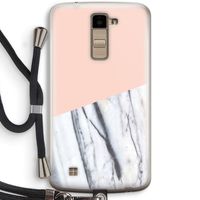 A touch of peach: LG K10 (2016) Transparant Hoesje met koord