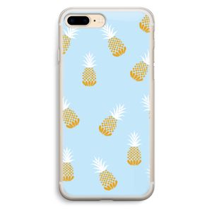 Ananasjes: iPhone 7 Plus Transparant Hoesje