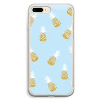 Ananasjes: iPhone 7 Plus Transparant Hoesje