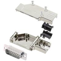 encitech DCMR15-FK-DMP-W-K 6355-8065-22 D-sub male connectorset 90 ° Aantal polen: 15 Soldeerkelk 1 stuk(s)