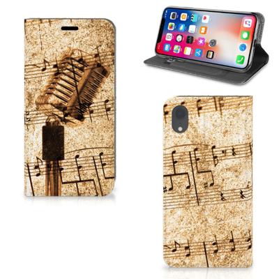 Apple iPhone Xr Stand Case Bladmuziek