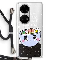 I'm A Hopeless Ramen-Tic For You: Huawei P50 Pro Transparant Hoesje met koord