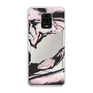 Roze stroom: Xiaomi Redmi Note 10 Lite Transparant Hoesje