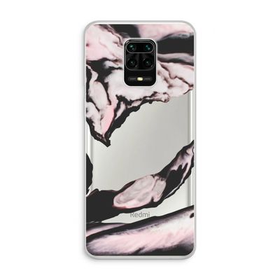 Roze stroom: Xiaomi Redmi Note 10 Lite Transparant Hoesje
