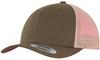 Flexfit FX6606T Retro Trucker 2-Tone - Mossgreen/Khaki - One Size