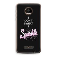 Sparkle quote: Motorola Moto Z Force Transparant Hoesje