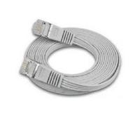 Slim Wirewin PKW-STP-SLIM-KAT6 2.0 RJ45 Netwerkkabel, patchkabel CAT 6 U/FTP 2.00 m Grijs Plat 1 stuk(s)