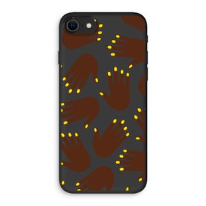 Hands dark: iPhone SE 2020 Biologisch afbreekbaar hoesje